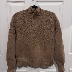 Banana Republic Brown Cowl Neck Sweater Organic Cotton NWT